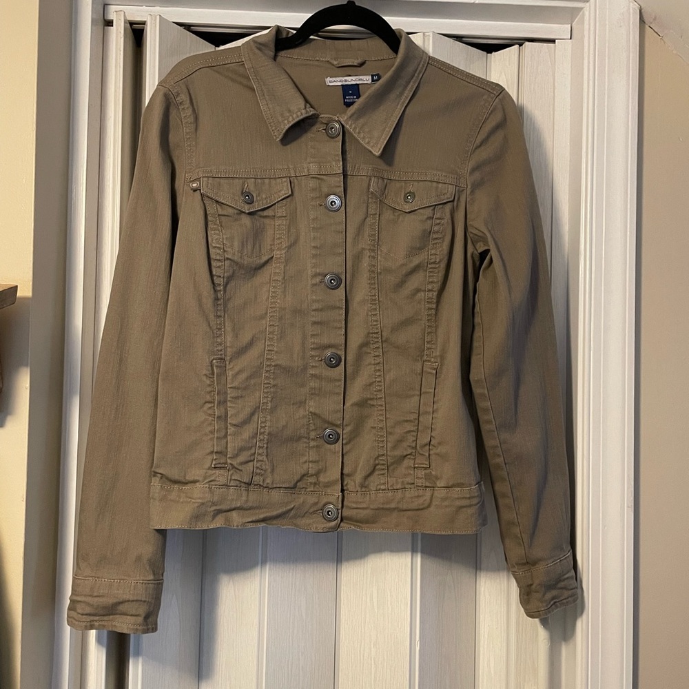Bandolino Blu Tan Denim Jacket. Like New!